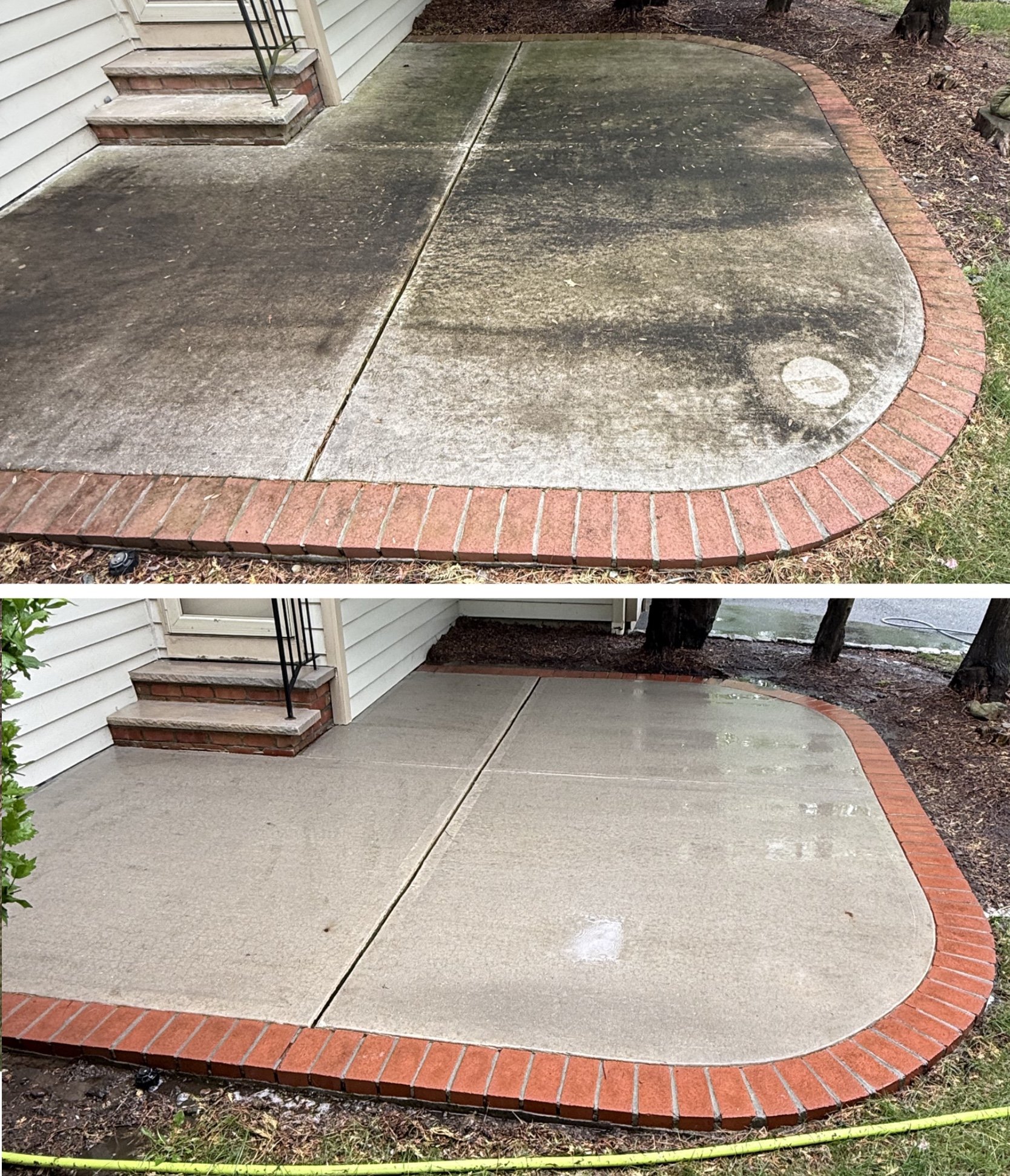 The Moore Estate patio cleaning