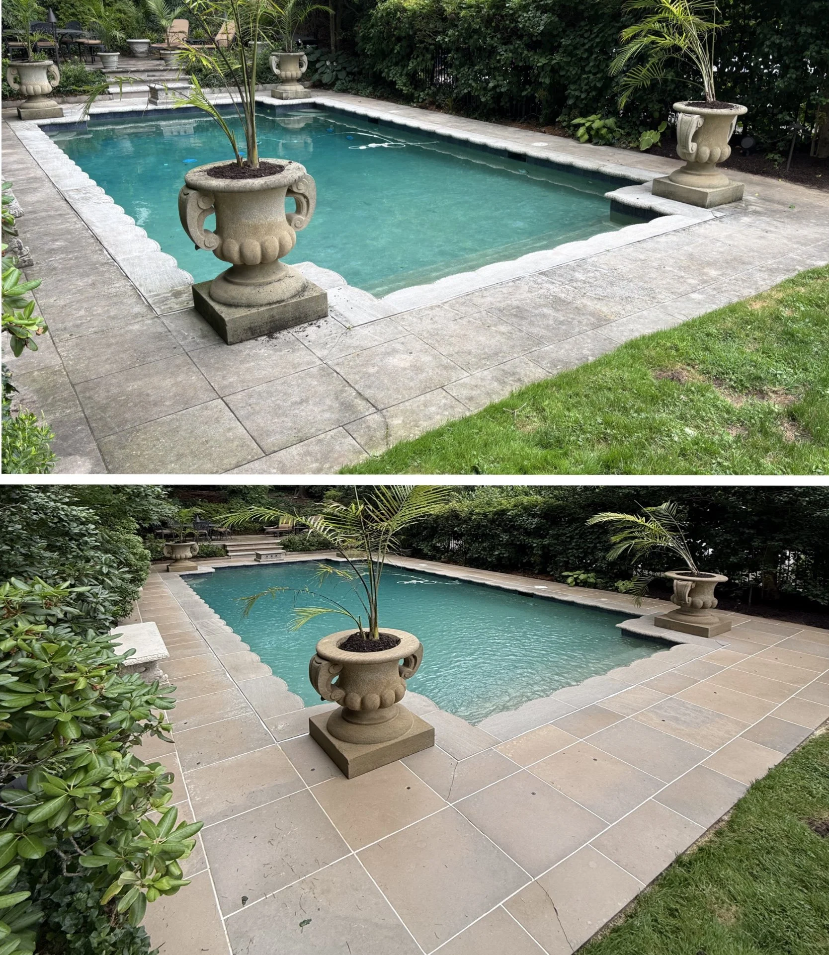 Pool patio cleaning