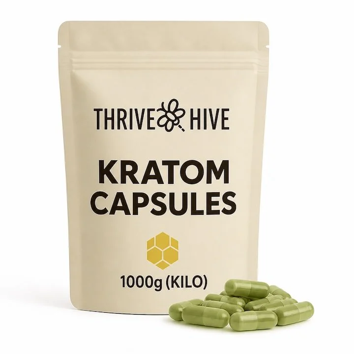 Thrive Hive Kratom Capsules | 1000g (KILO)