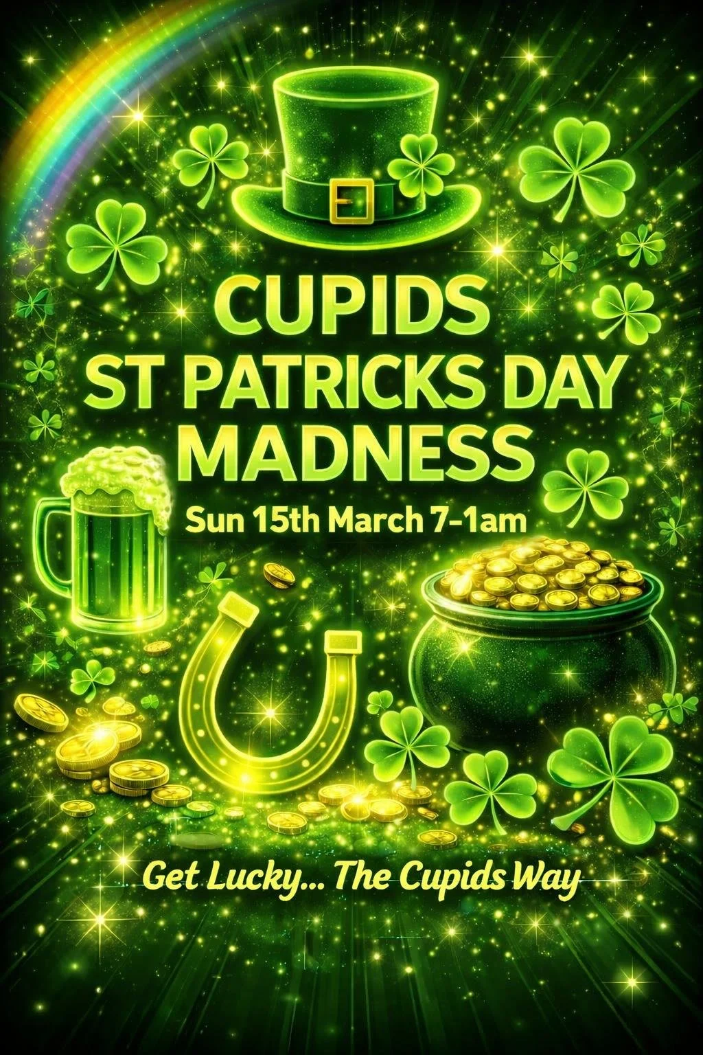 Cupids St Patricks day madness