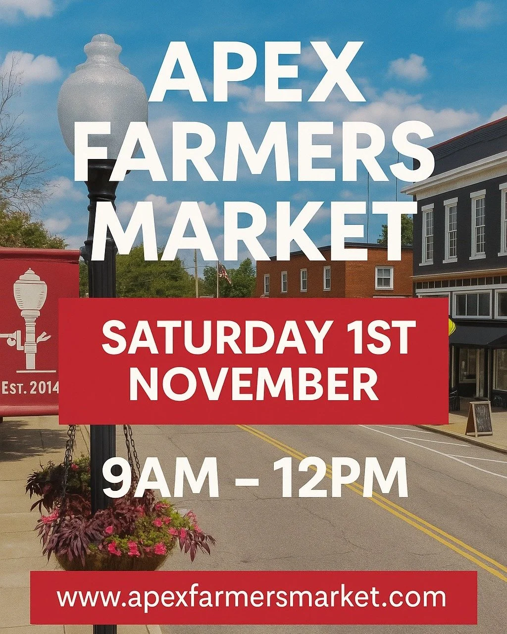 🌿 We&rsquo;re thrilled to announce that Terra &amp; Twine will be at our first Apex Farmers Market this Saturday, November 1st from 9am&ndash;12pm!

As a small, family-run business based near Downtown Apex, we&rsquo;re so excited to connect with our