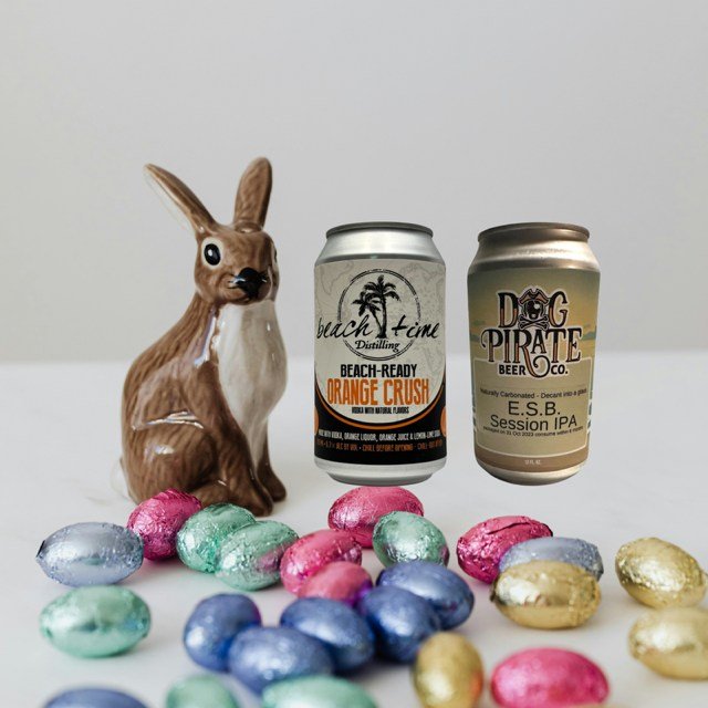 Canned cocktails and beer make a great addition to those adult Easter baskets.
Open Friday & Saturday 12-7pm. Closed Easter Sunday. Happy Easter!
