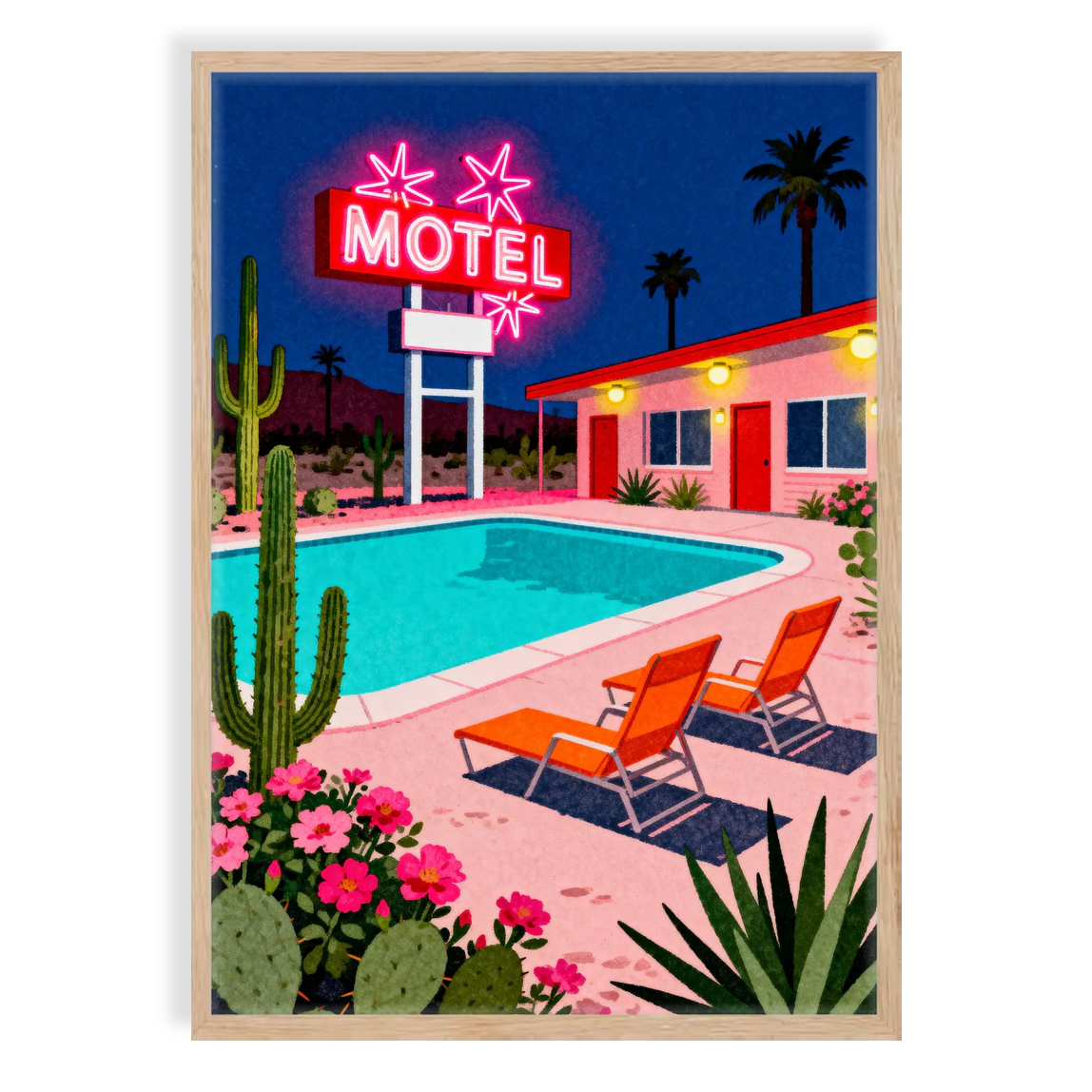 Leslie Funke's artwork called "No Vacancy Motel"