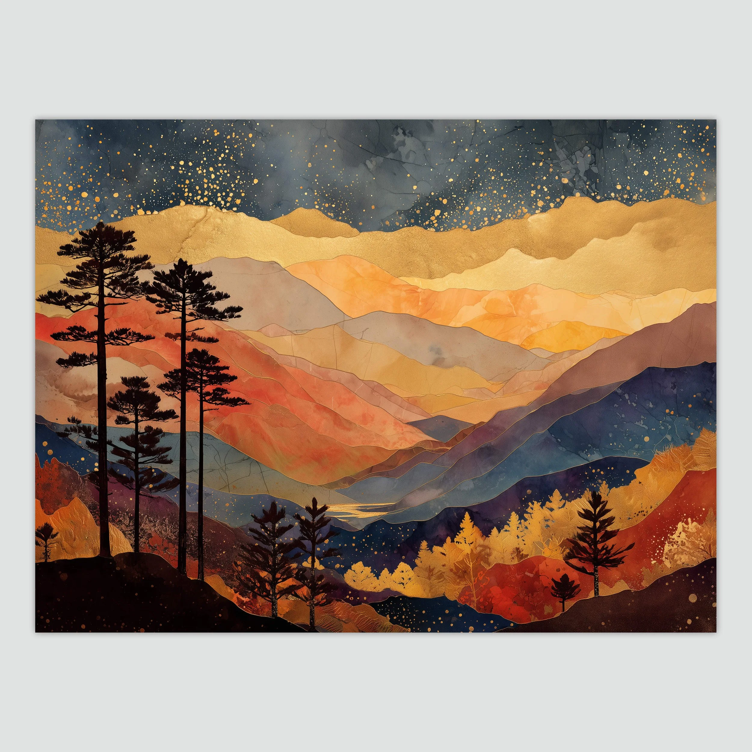 Autumn Mountain Panorama