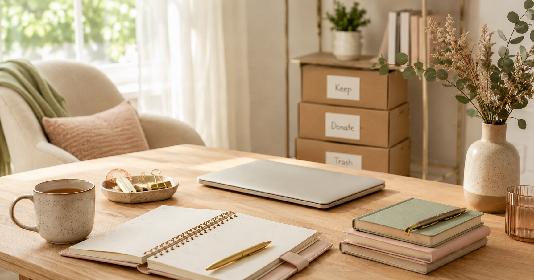 The Organized Mind: How Decluttering Your Space Boosts Productivity, Focus &amp; Peace