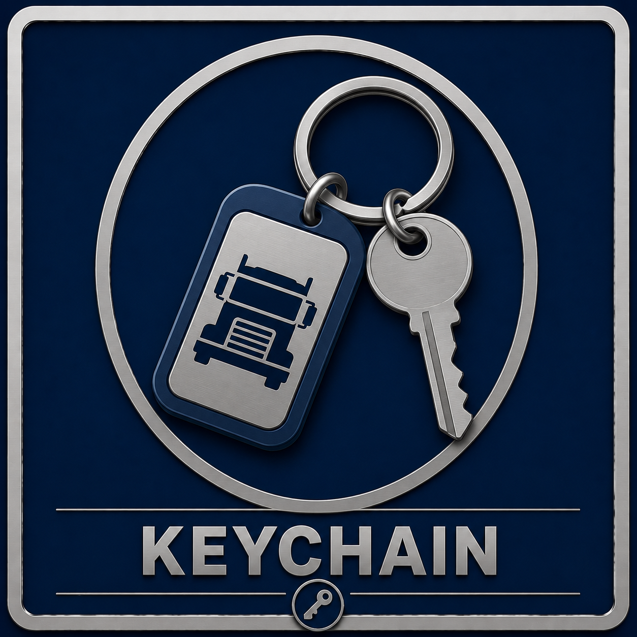 Custom 3D Business Keychain