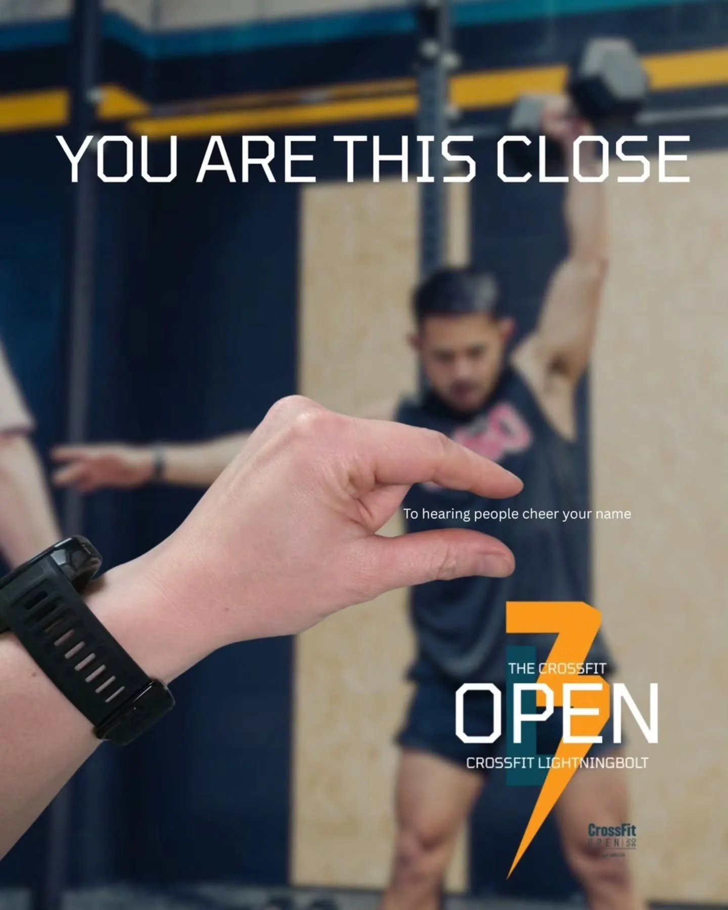 This is what you have been training for this whole time. You are this close... 

#crossfitathlete #crossfitlightningbolt #crossfitopen2026 #macclesfieldgym #crossfitcommunity❤️