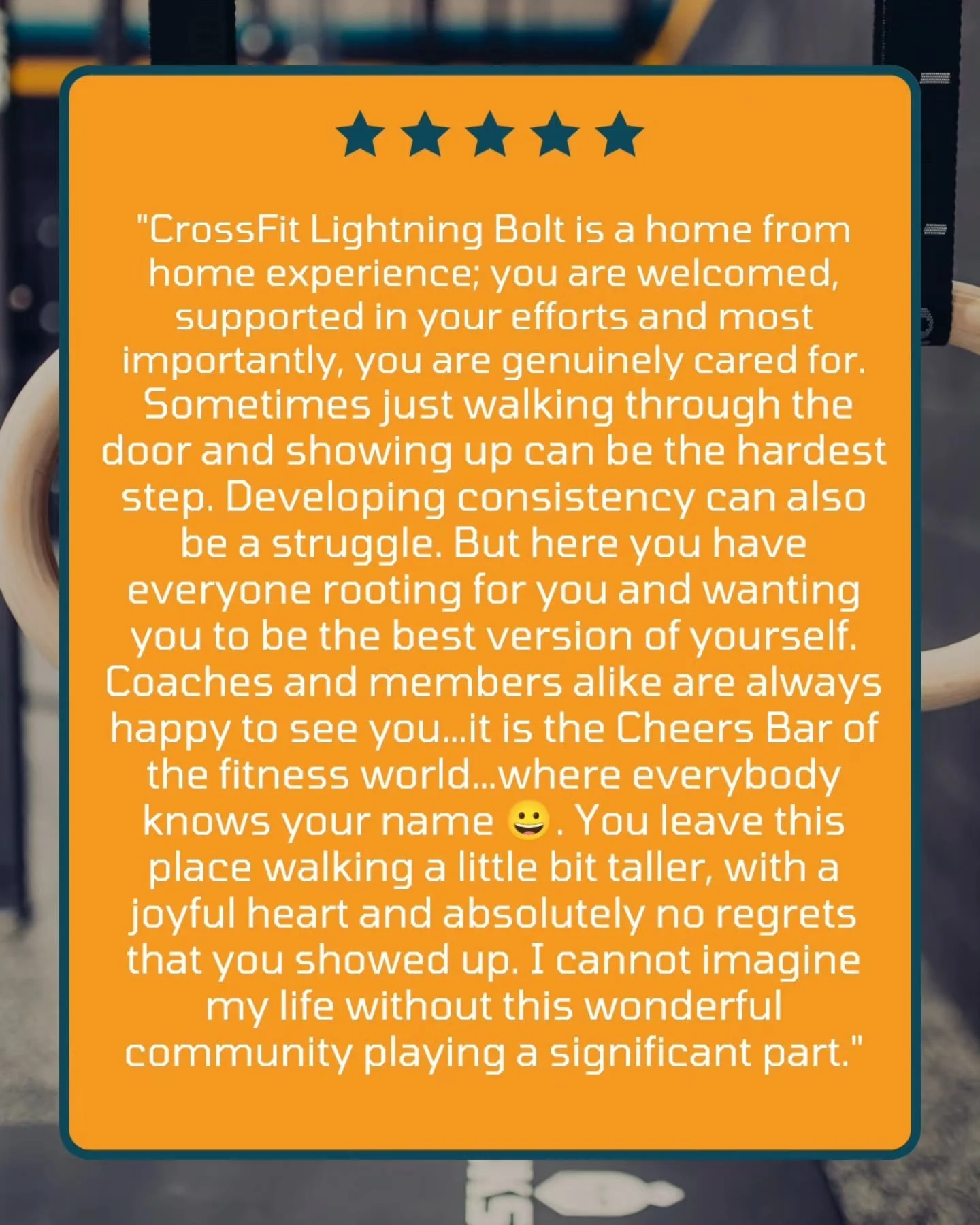 ⚡️⚡️⚡️⚡️ more kind words have landed in the inbox. Smiles all round! Thank you! 

#crossfitlightningbolt #crossfit #macclesfieldgym #macclesfieldcrossfit