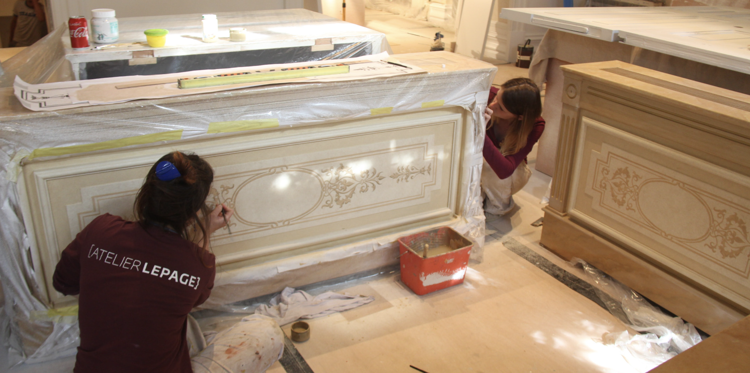 Chantier peintre en décor. Hotel particulier Belgravia, Londres - 2016 - https://youtu.be/JQgyjwYudi8?si=qipp5Ve3_Hr9IGPn