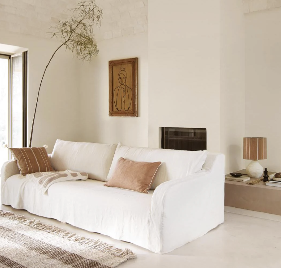 DESIGN VINTAGE | Curve Linen Sofa Collection | $7,127.72 CAD
