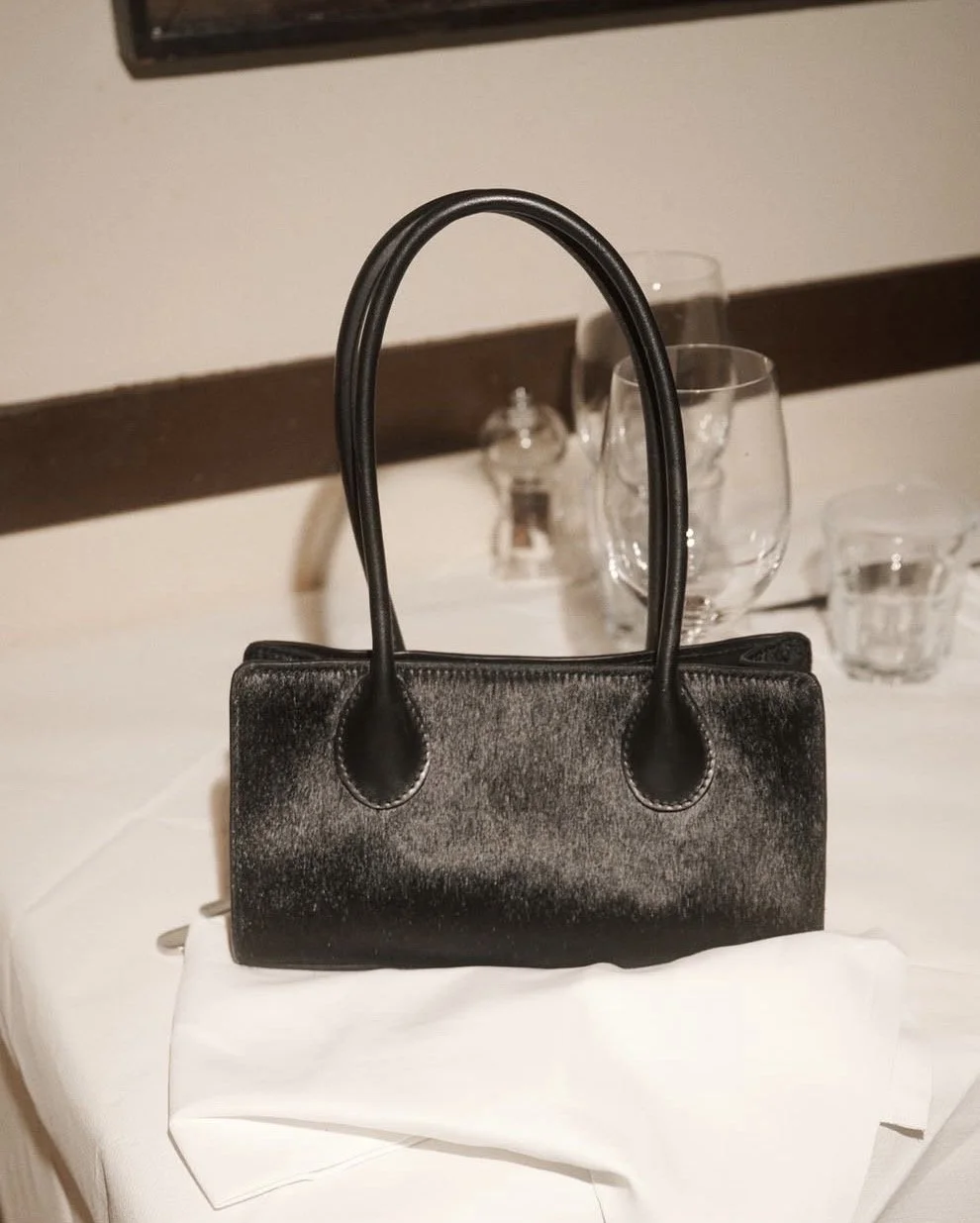 The Lou Bag | Black Calf | $807.25 CAD