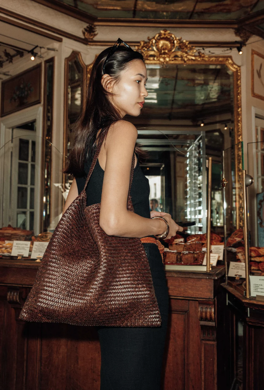 Ars Tote Dark Brown | $800.00