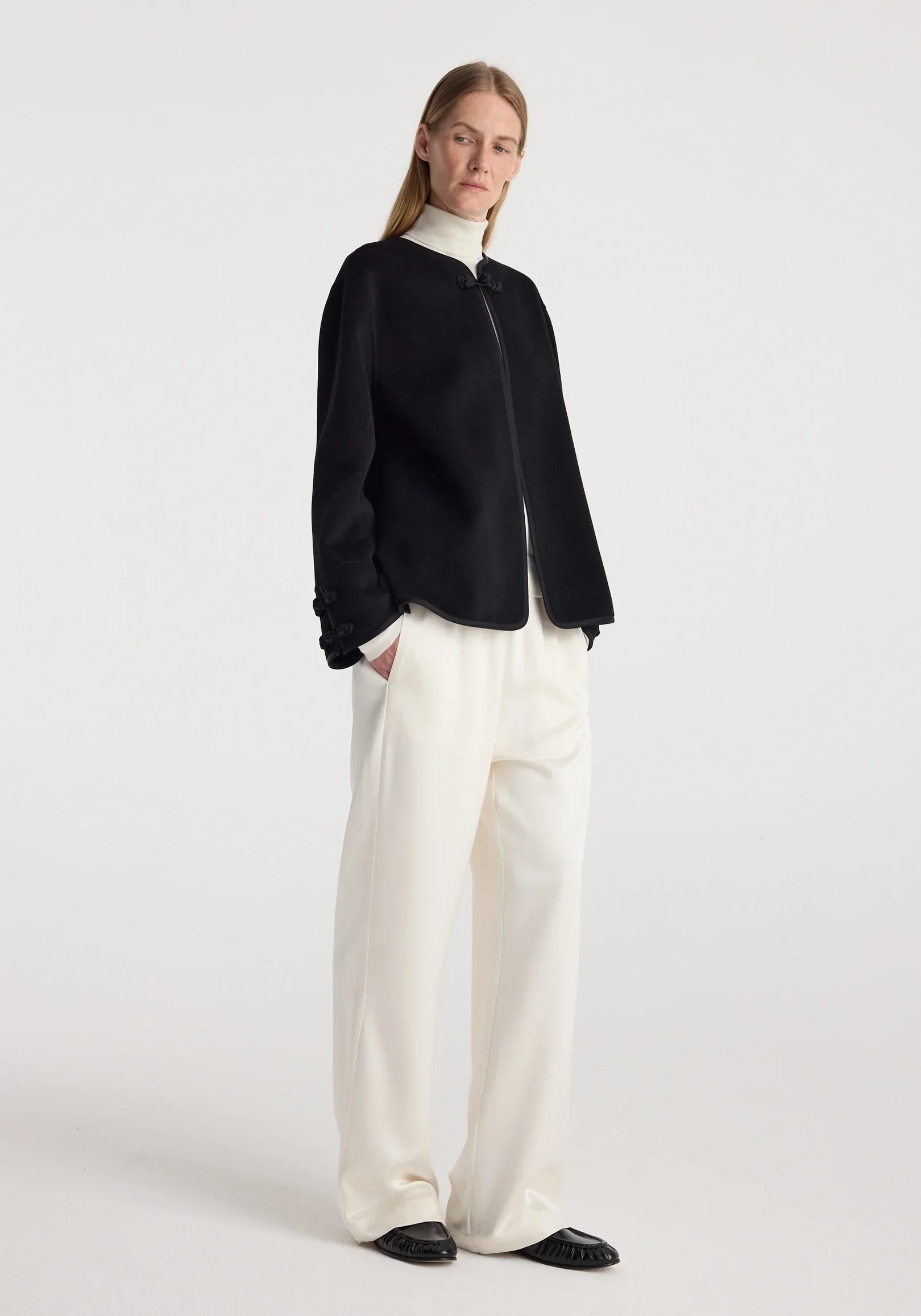 Double-Faced Pankou Jacket | Black | $1,326.51 CAD