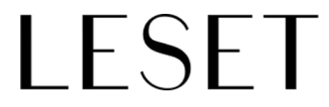 The word 'LESET' written in black capital letters on a white background.
