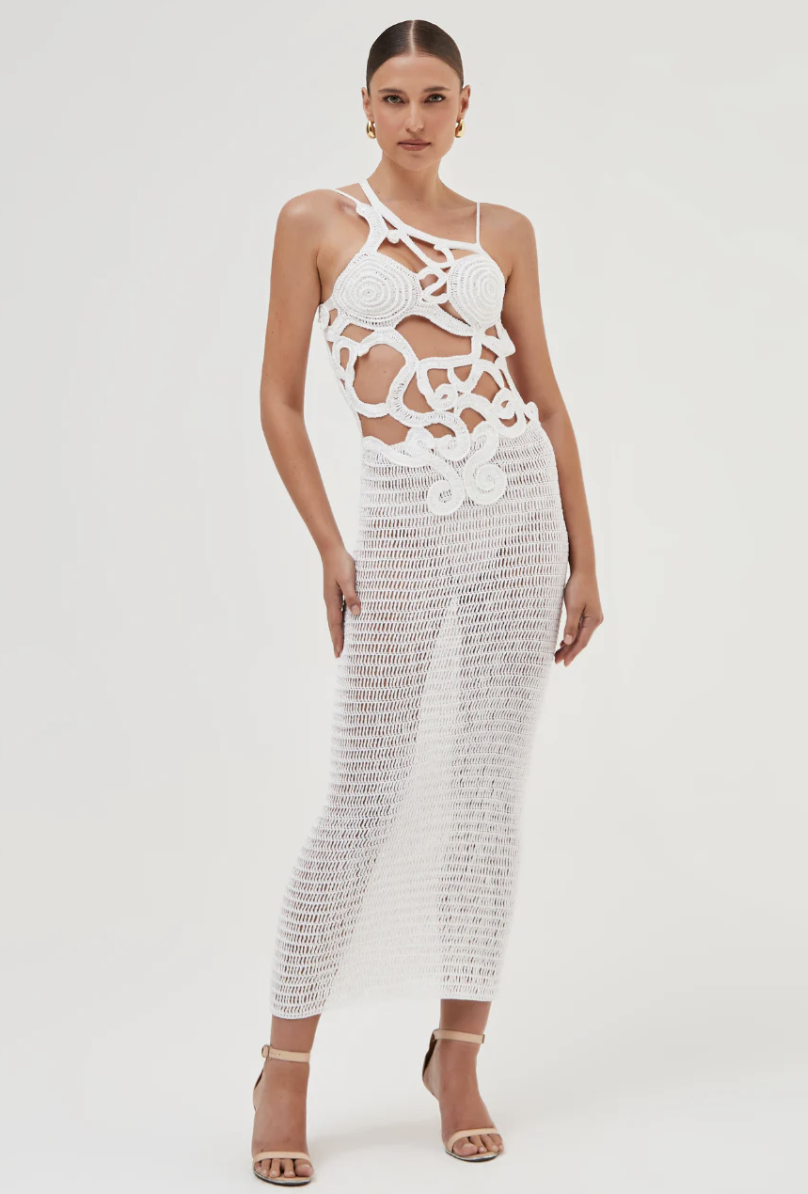 Rachel Dress in White | $ 4,054 CAD