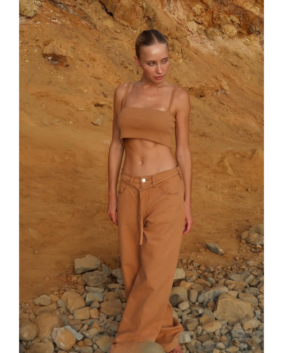 The Colette Tank and Dylan Pant | Tobacco | Made to Order