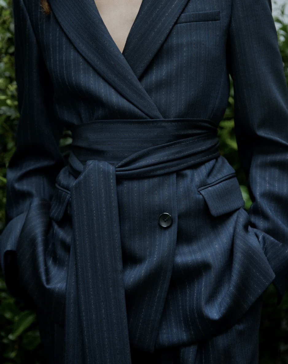 Delancey Blazer in Stretch Wool | Insignia blue | $1,195.00 CAD