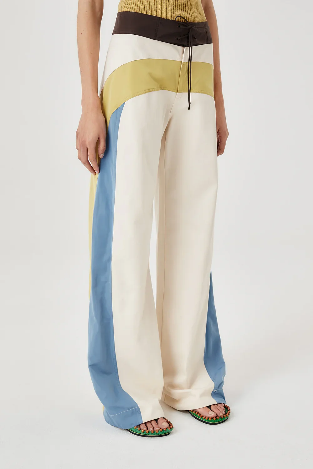 Tressé Paris | Tricolour trousers | $640.32 CAD