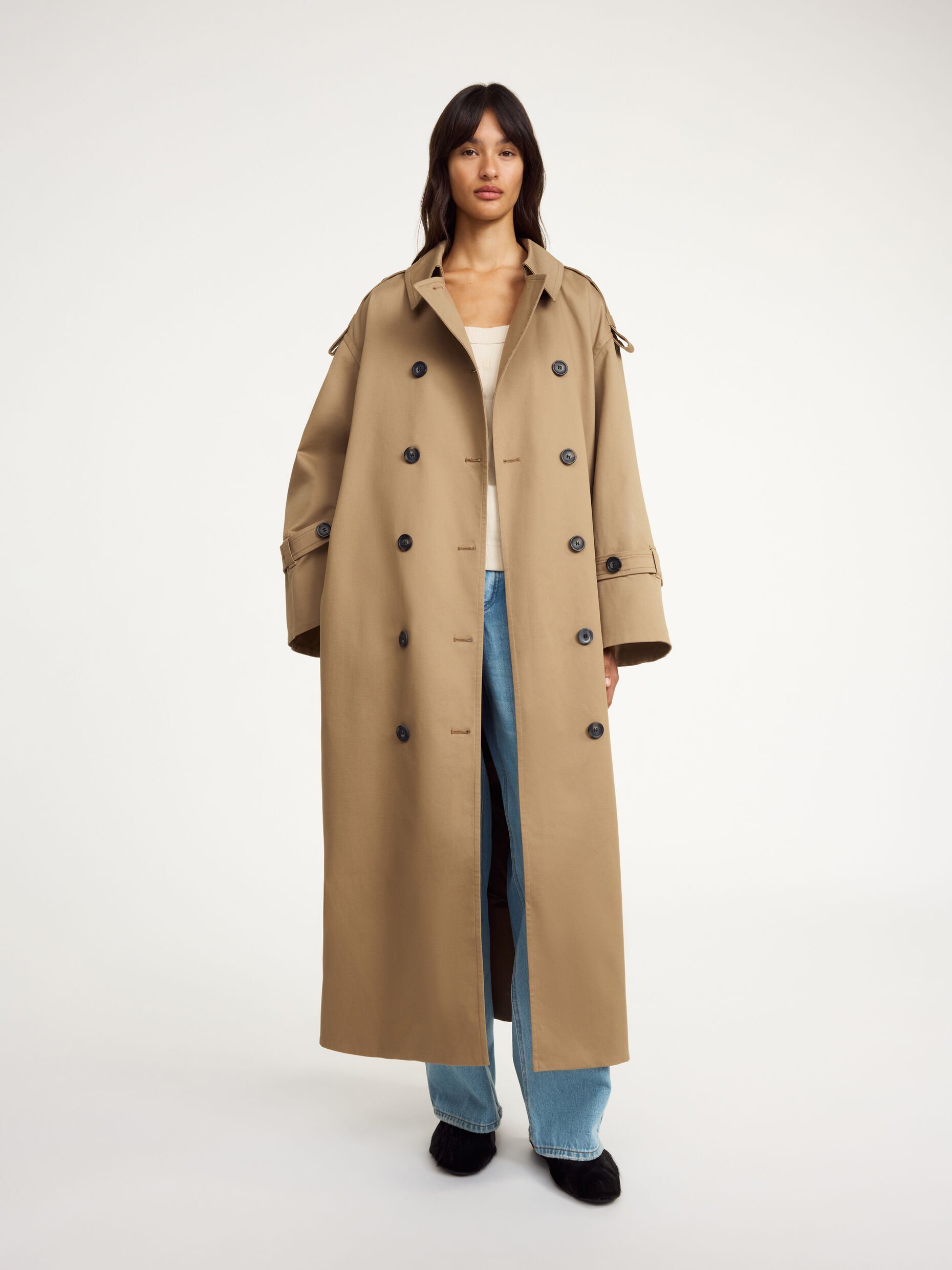 BY MALENE BIRGER | Alaya Trench Coat | Fossil | $1508.85 CAD