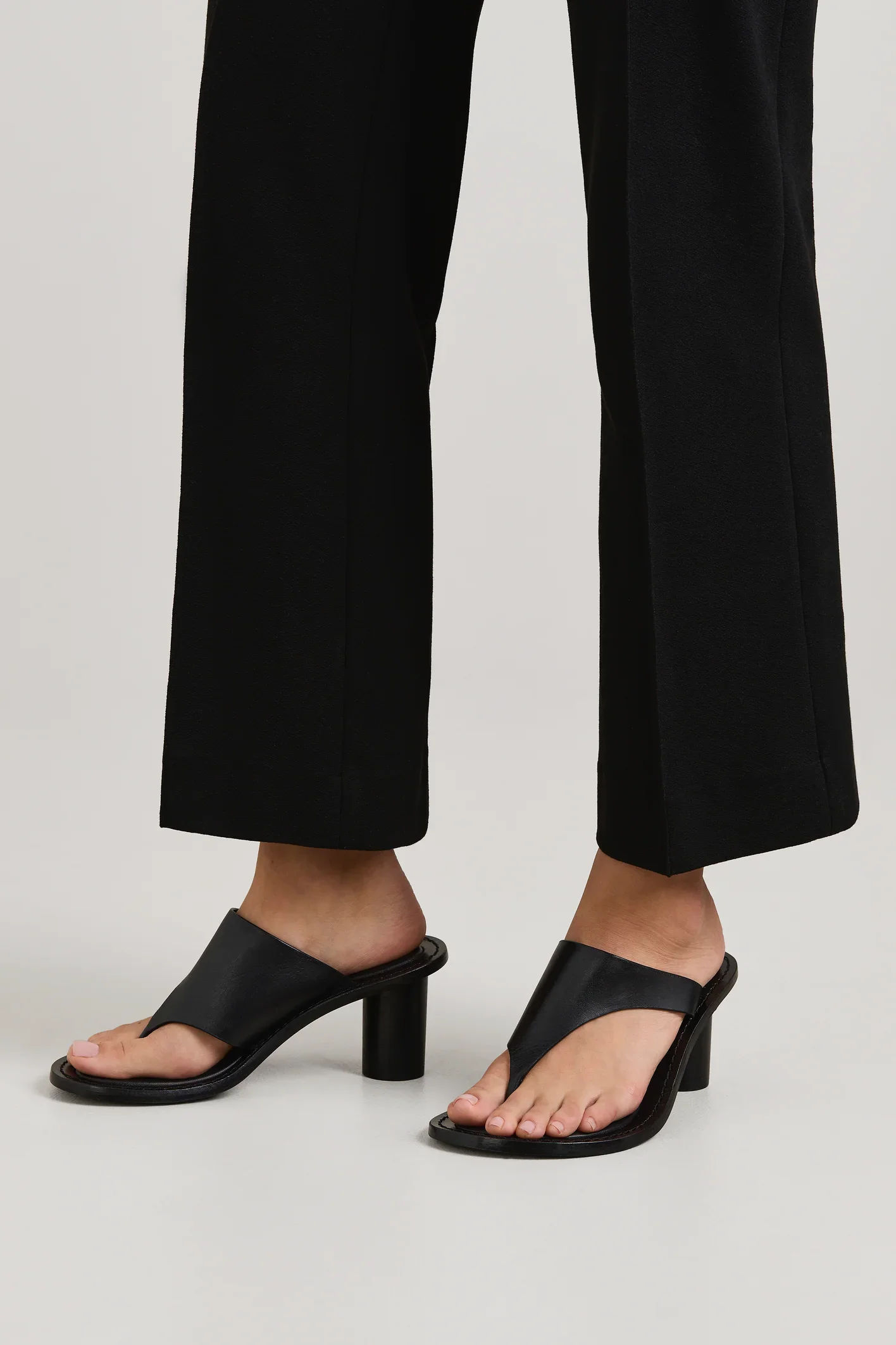 The Hardie Heeled Sandal | Black | $356.59 CAD