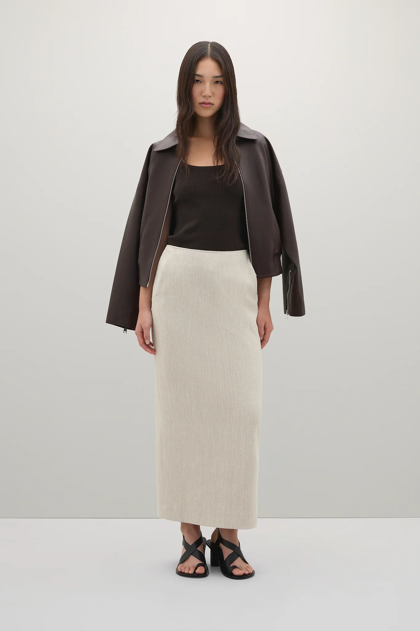 The Innes Skirt | Bone | $576.03 CAD