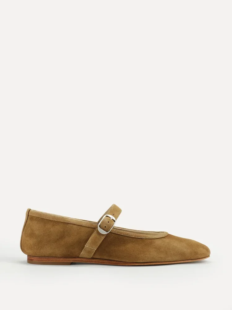 LE MONDE BÉRYL | Ballet Mary Jane | Taupe Suede | $745.00 CAD