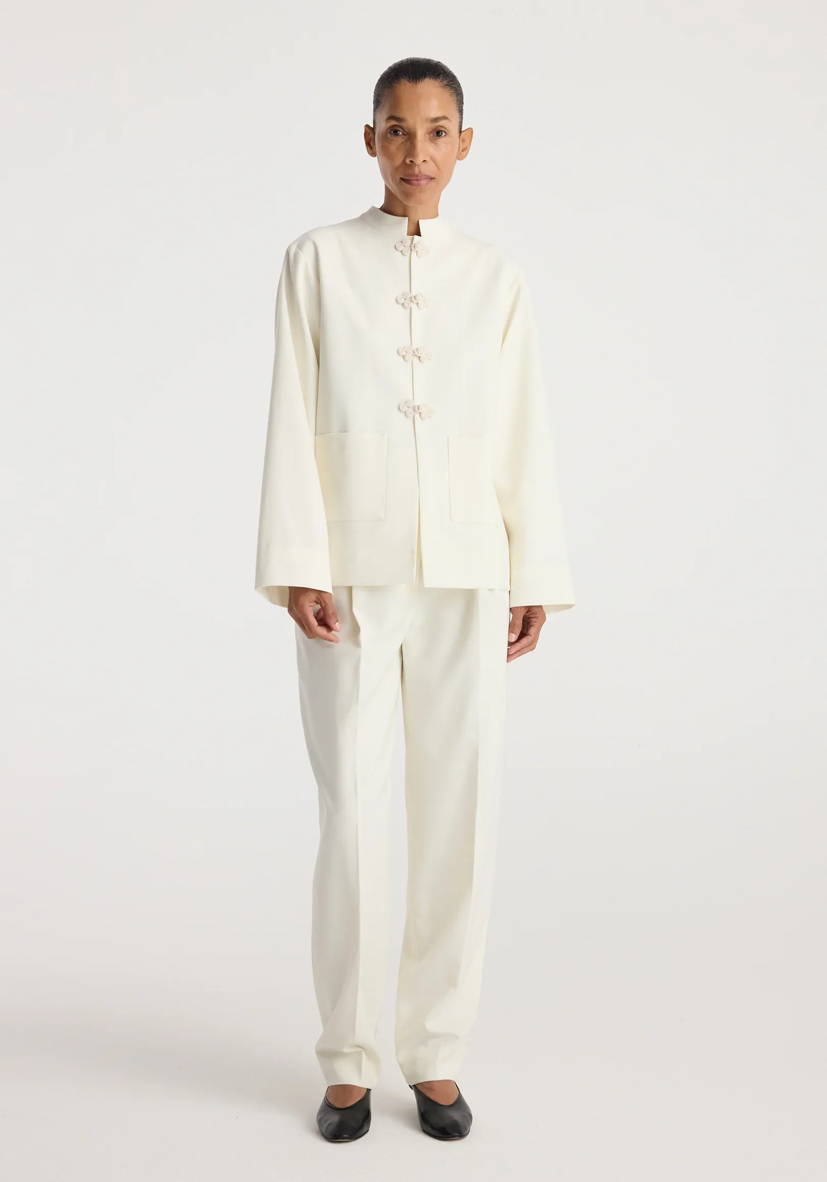 Pankou Closure Jacket | Off White | $1,117.48 CAD