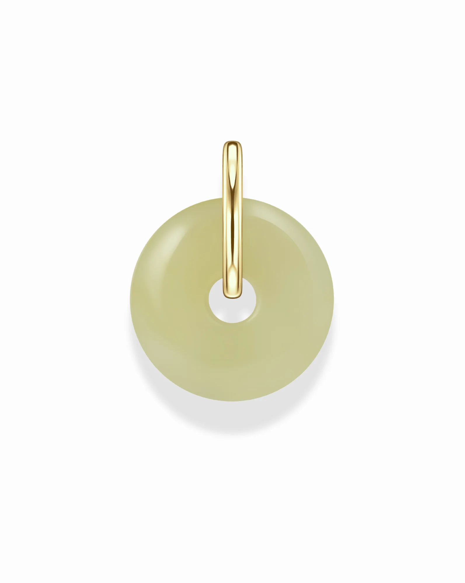 Emory Jade Charm | Gold plate | $61.00 CAD