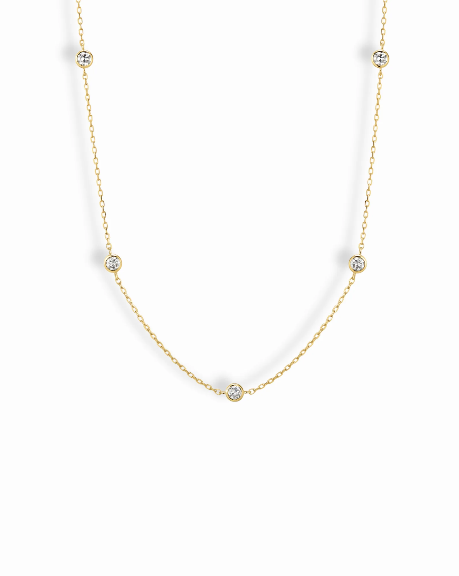 14k Brook Diamond Station Necklace | Diamond | $755.00 CAD