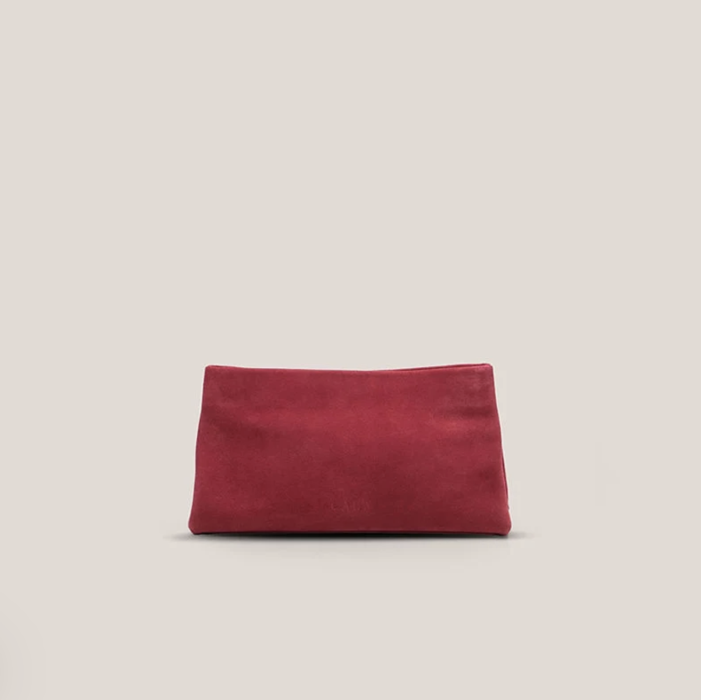 Luna Clutch | Suede Scarlet Red | $290.00 CAD
