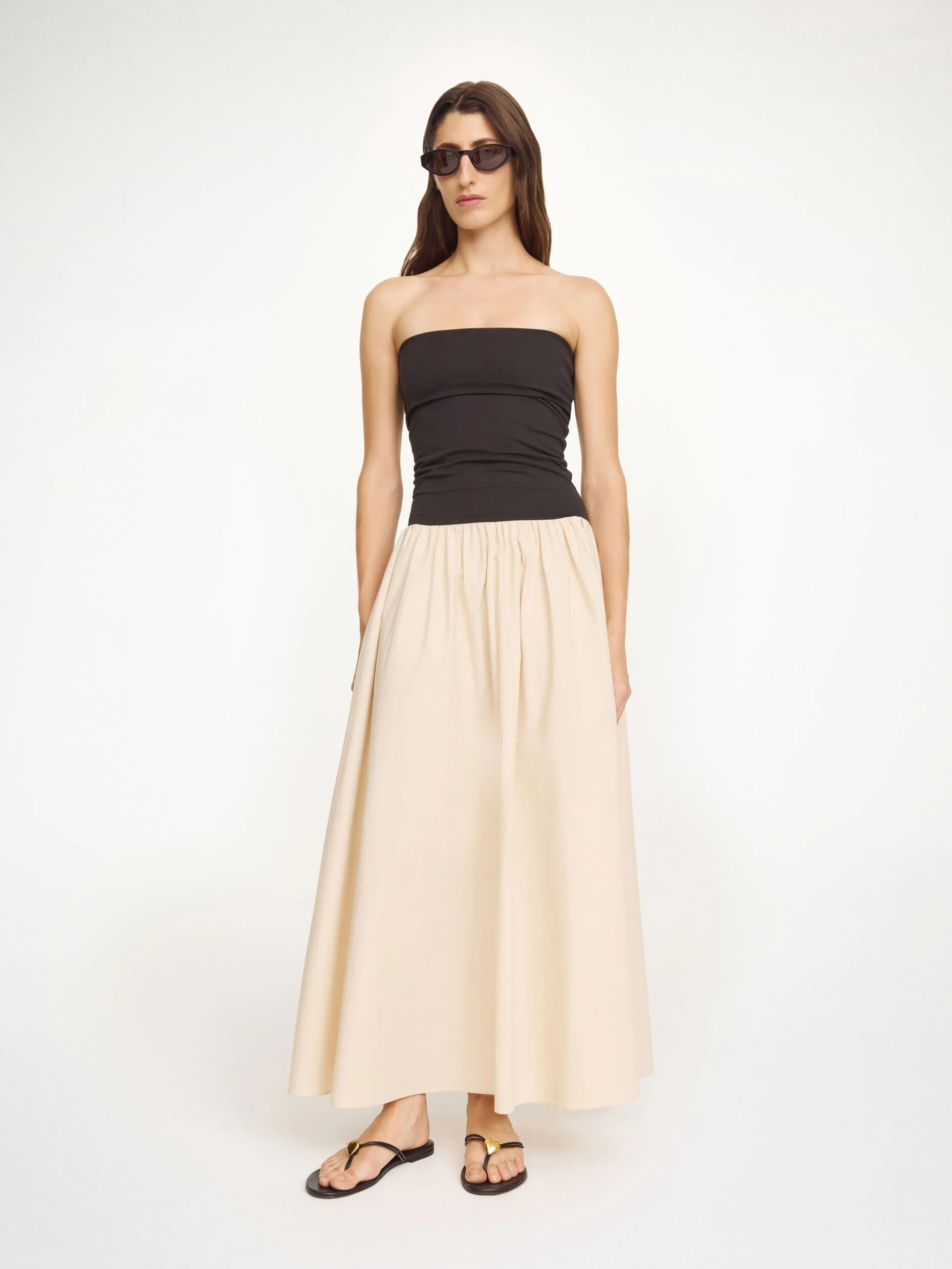 Marc organic cotton maxi dress | Oyster Gray | $411.42 CAD