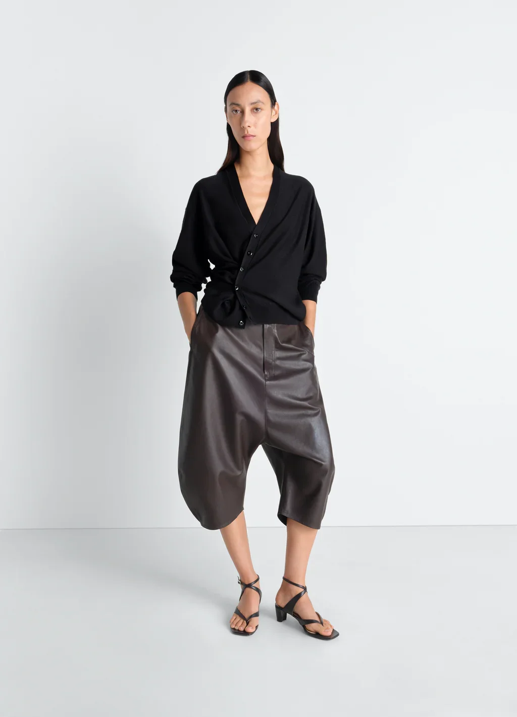 TWISTED CARDIGAN IN MERINO BLEND | $790.00 CAD