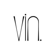 A black background with minimalistic white text that reads 'vin'.