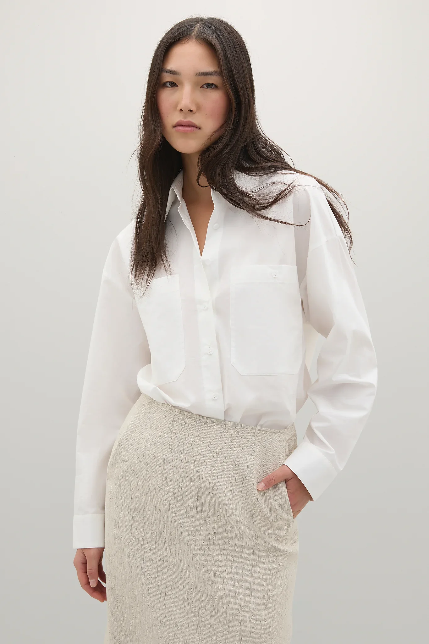 The Seth Shirt | Parchment | $398.00 CAD