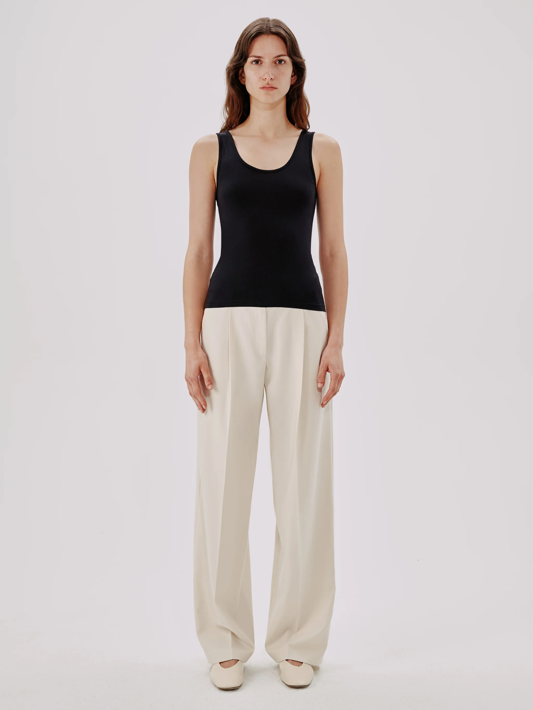 Slim Tank Top | Black | $164.58 CAD