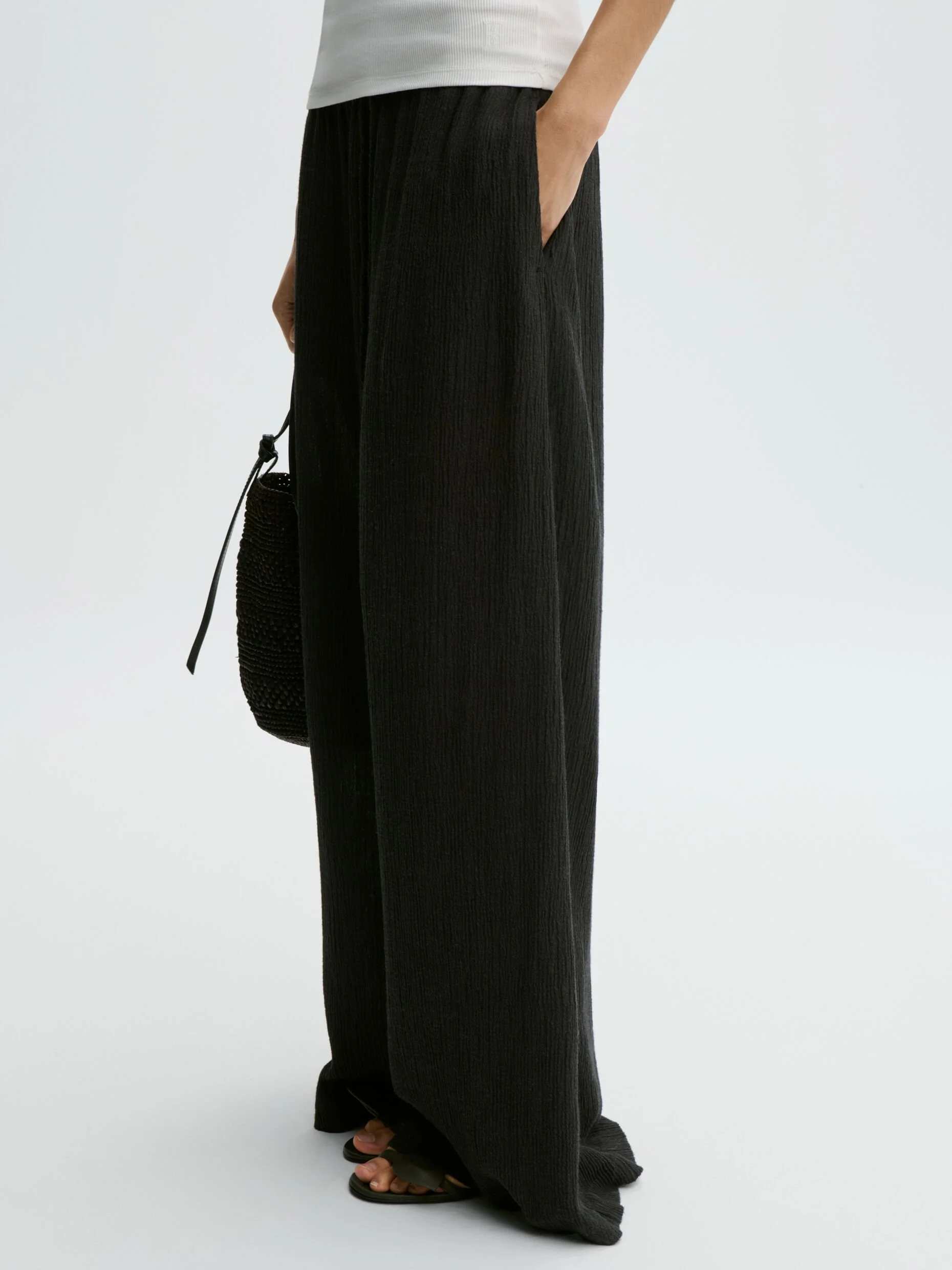 Pisca Weave wide-leg trousers | $548.57 CAD