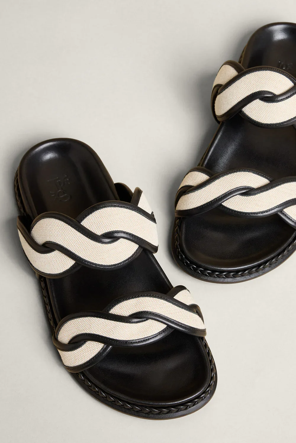 Double braided strap sandals | 446.56 CAD