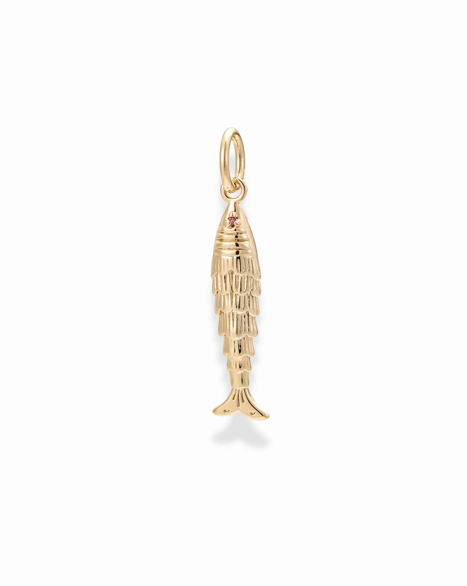 Petite Shia Fish Charm | Ruby | $52.00 CAD
