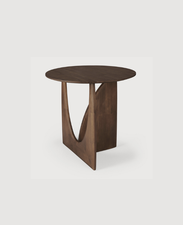 Ethnicraft | Geometric side table by Alain van Havre | $989.00 CAD
