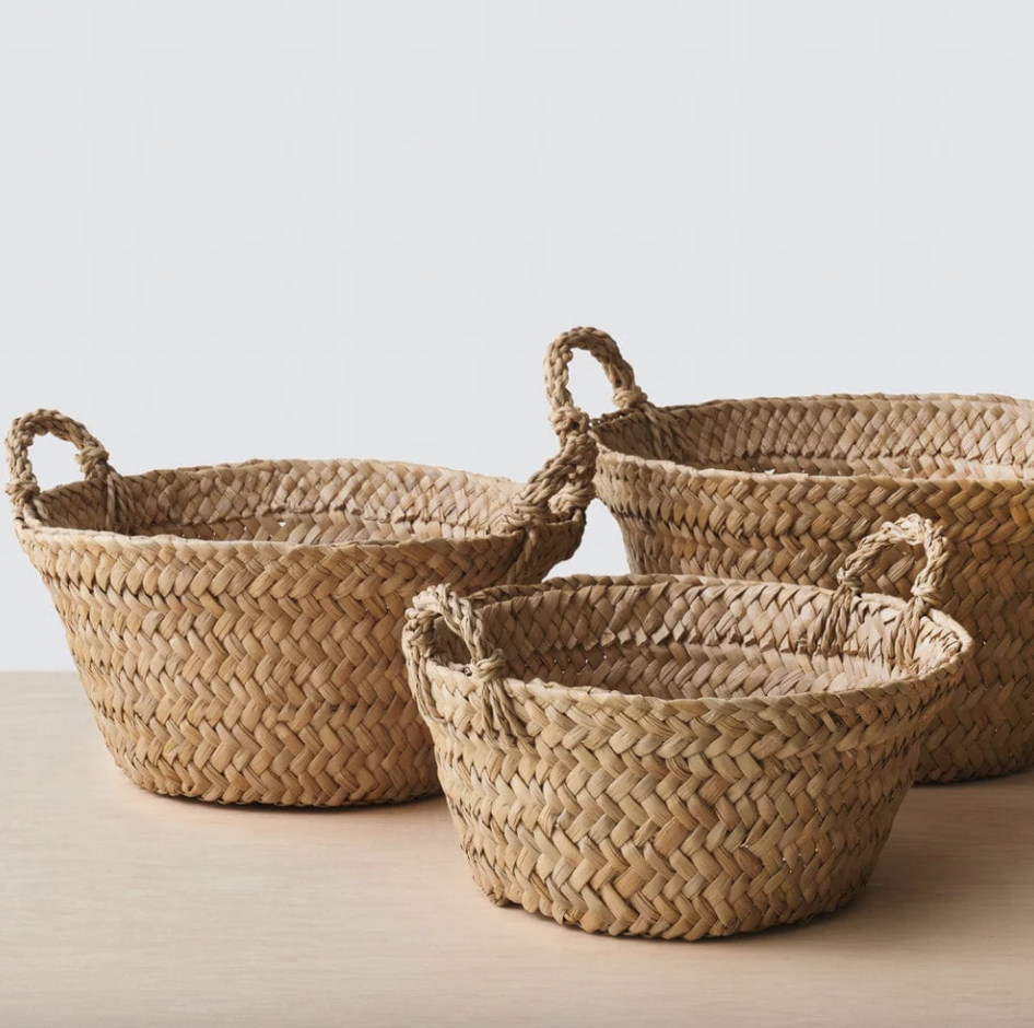 THE CITIZENRY | Totora Floor Basket | Handcrafted in Peru | $111.20