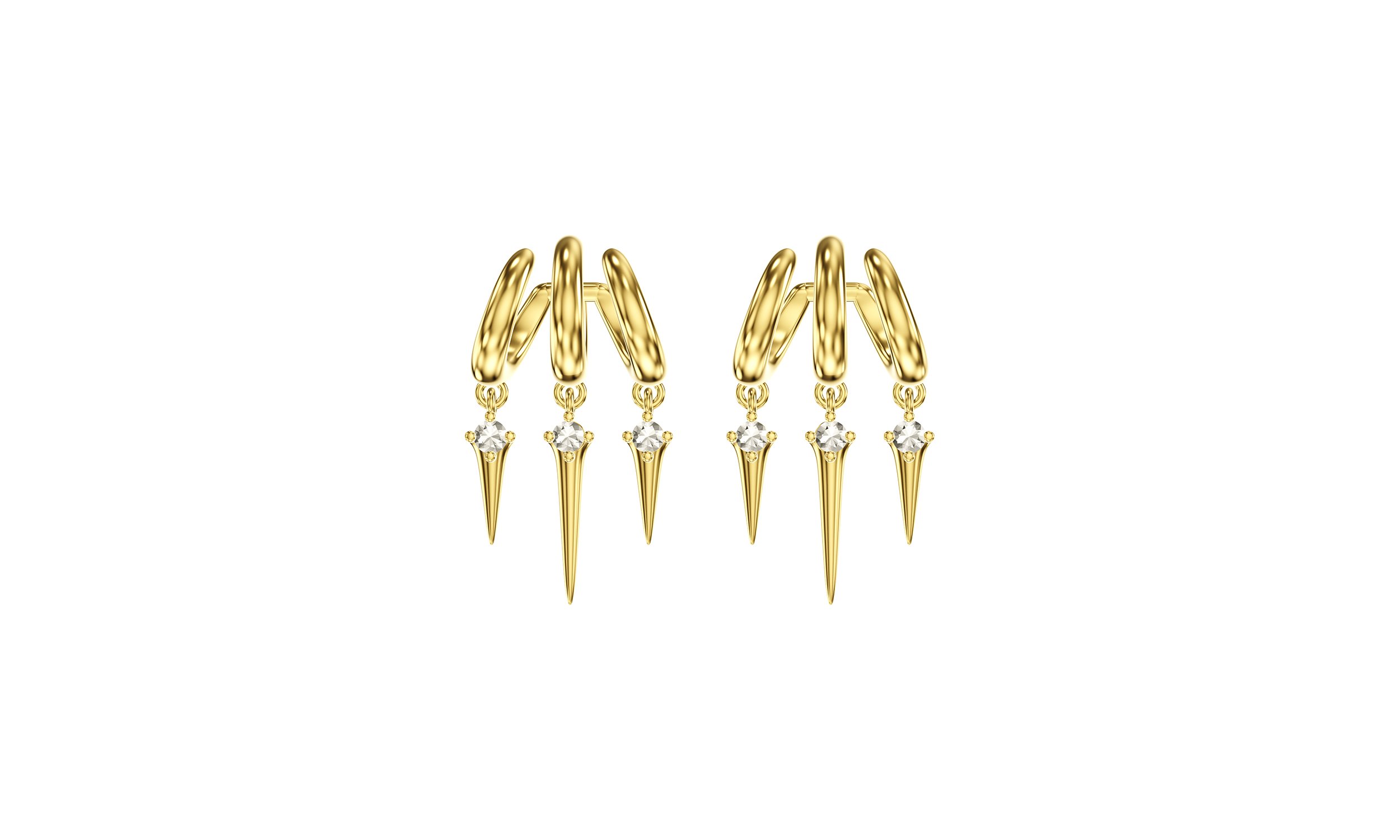 TALON Earrings Gold
