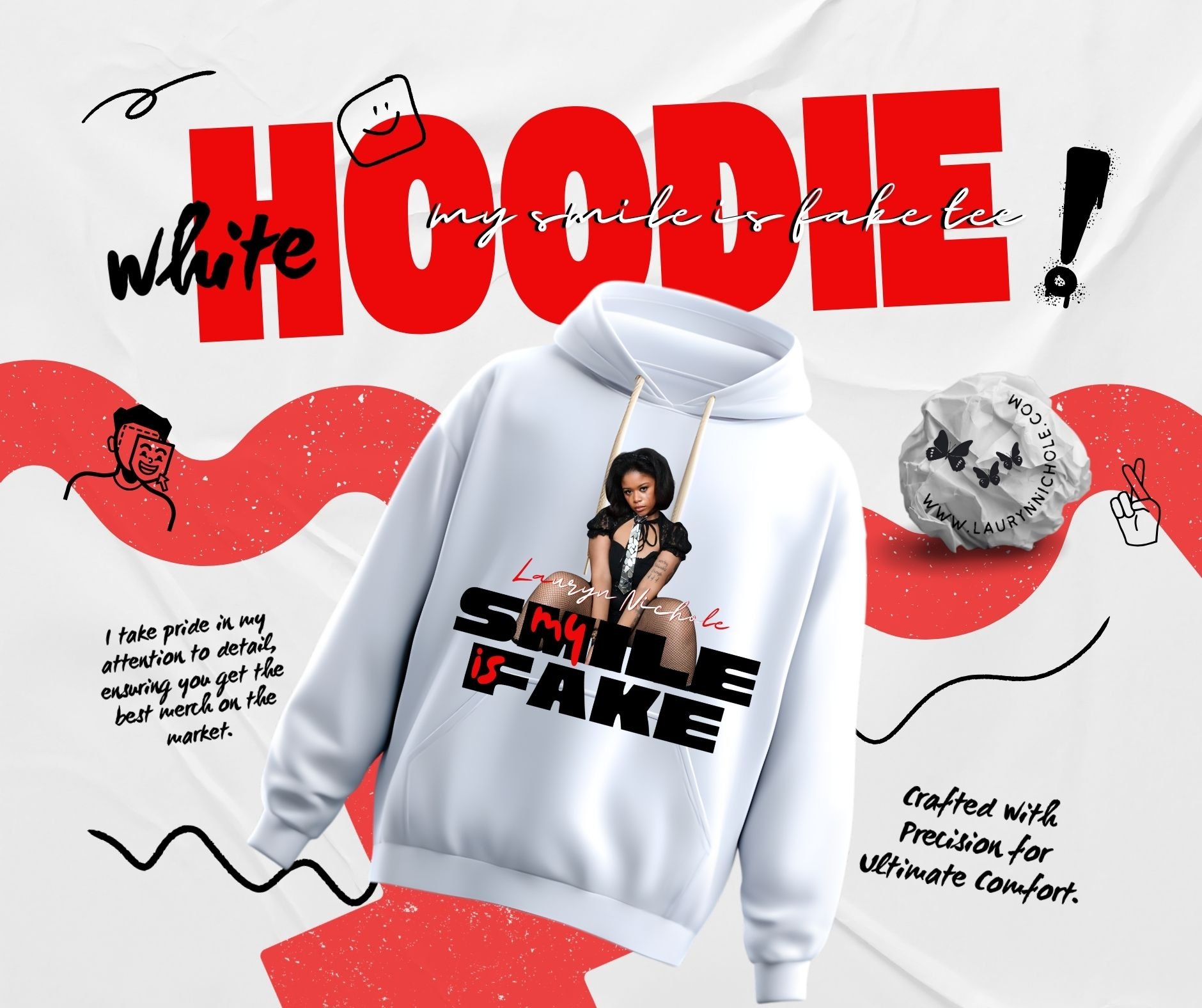 my smile is fake Hoodie.jpg