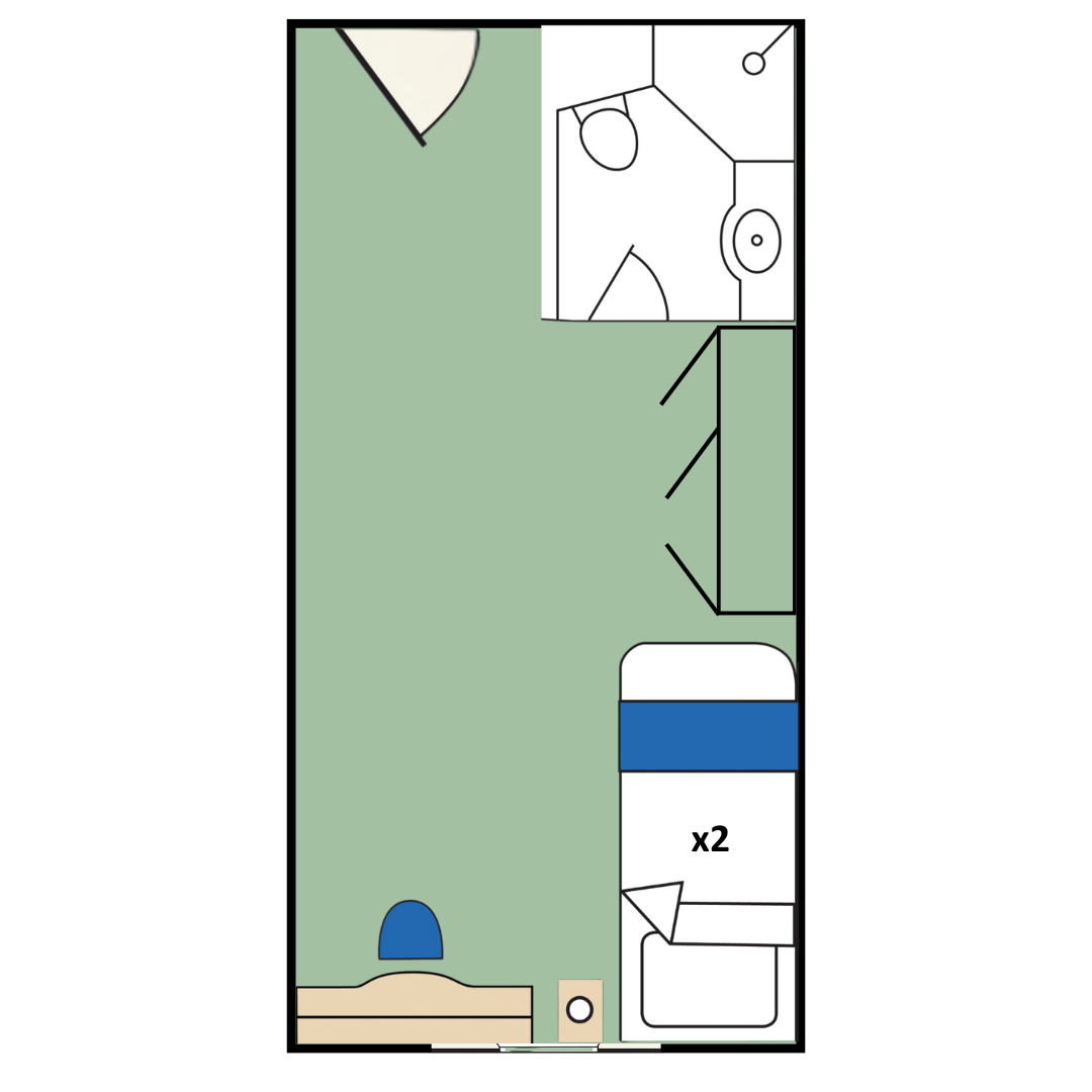 Odyssey Twin Cabin layout