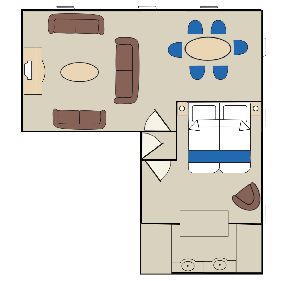 Owner’s Suite onboard St Helena