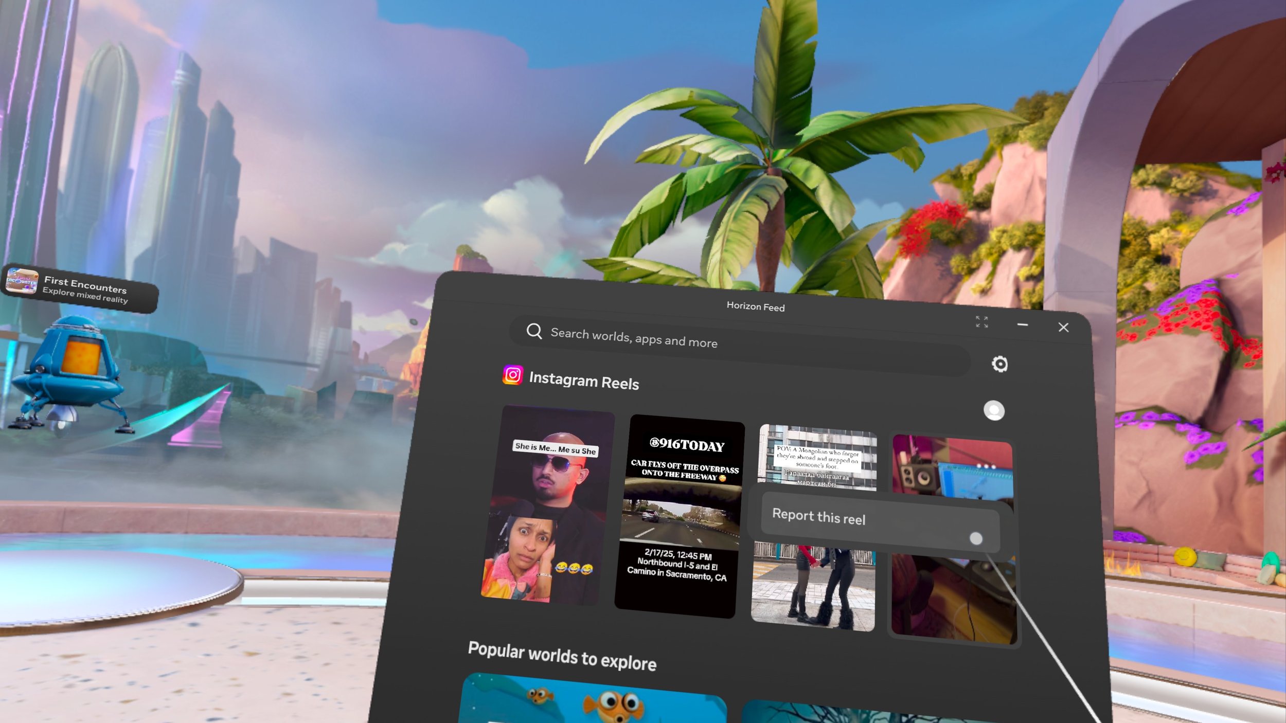 Reels overflow menu (Integrity)
