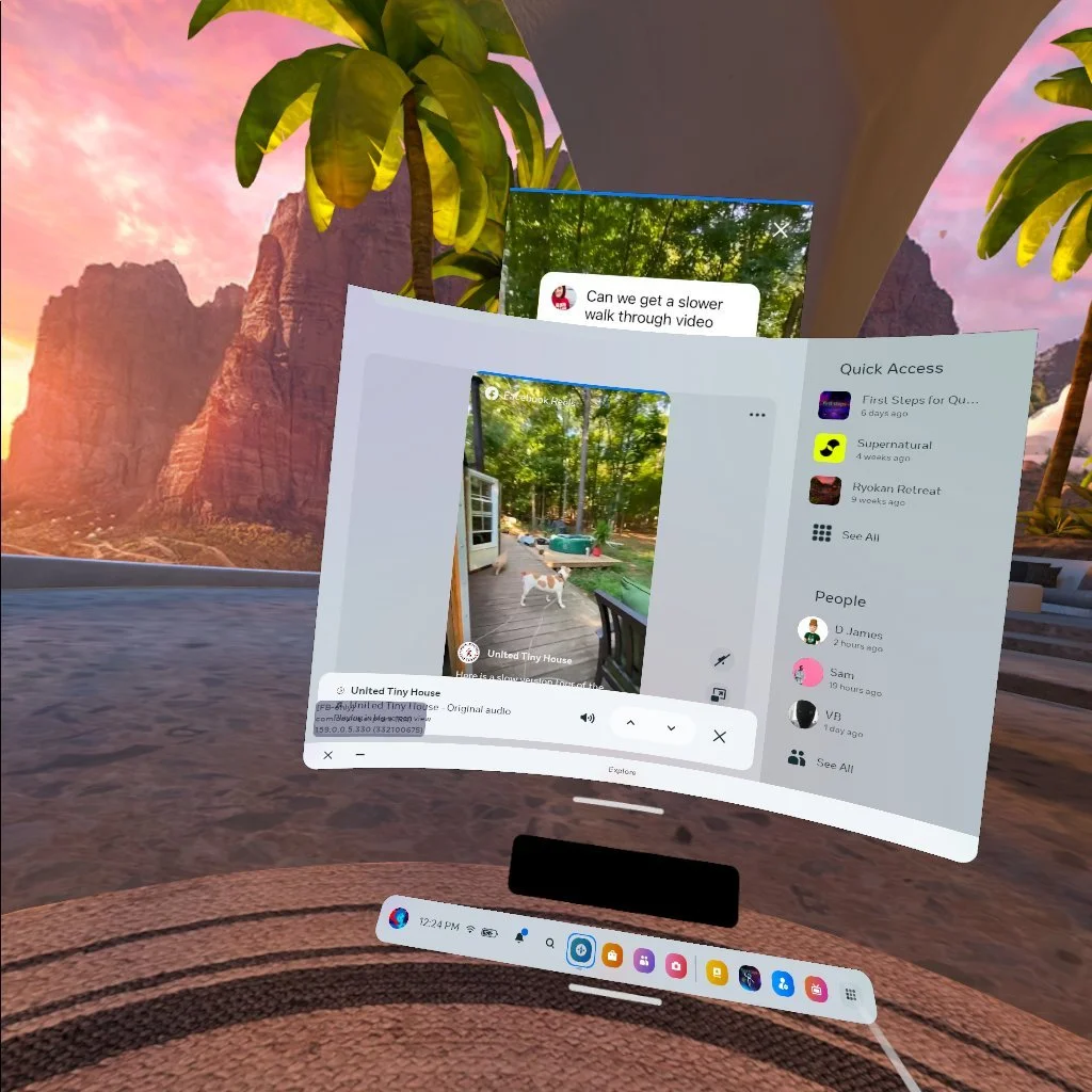 Reels playback controls
