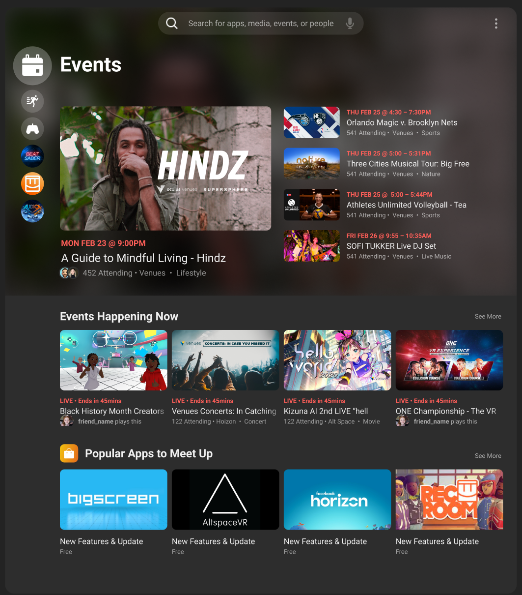Events use case