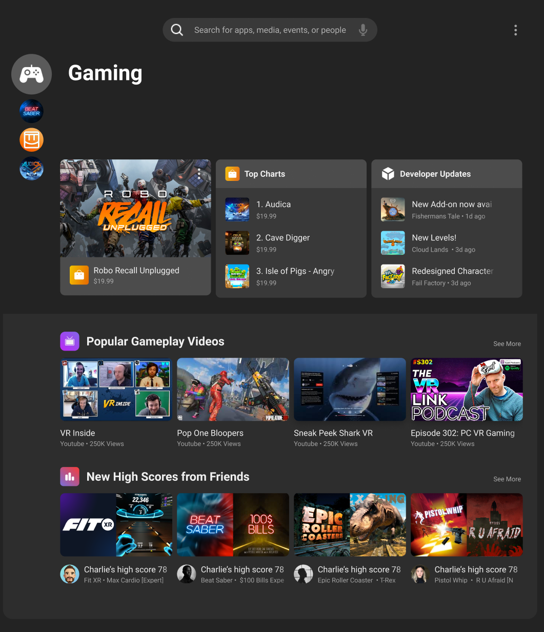 Gaming use case