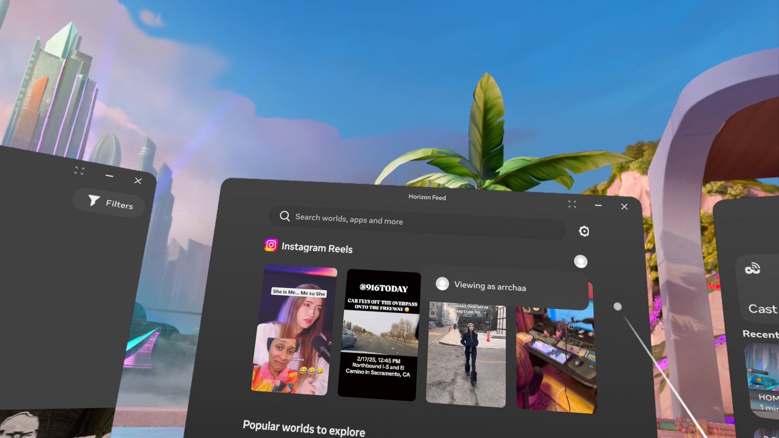 Reels overflow menu (Identity management)