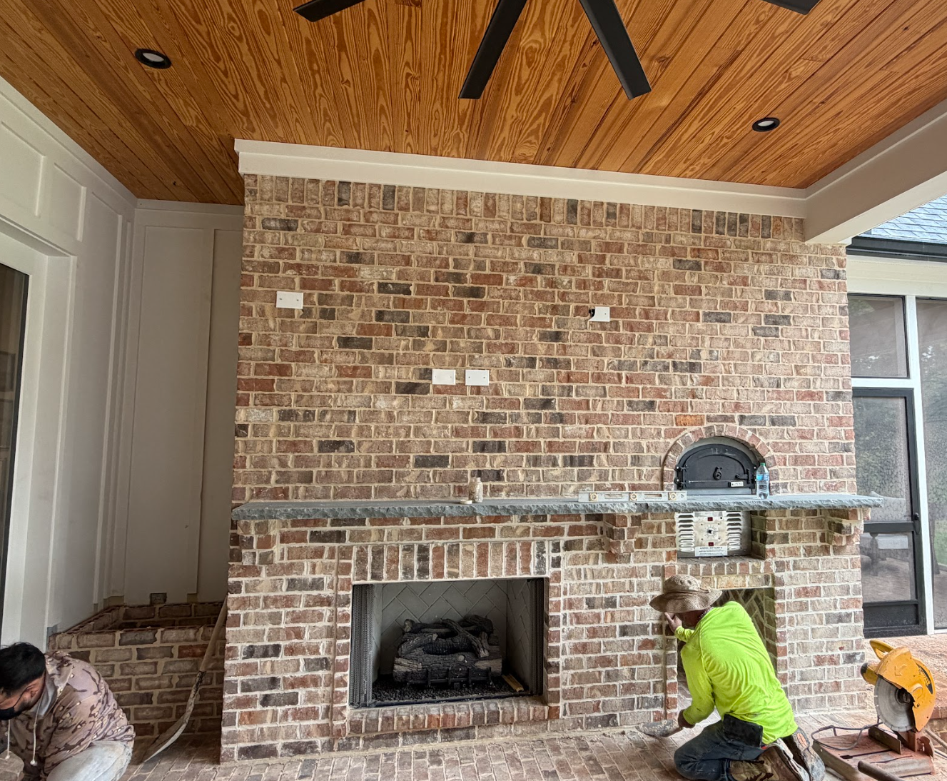 Outdoor Fireplace